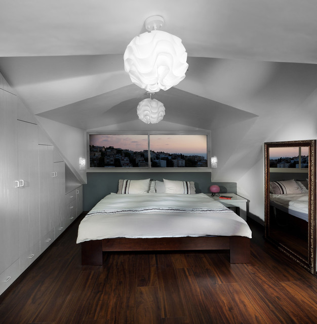 Дизайн спальни в геометричных пропорциях