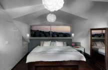 Дизайн спальни в геометричных пропорциях